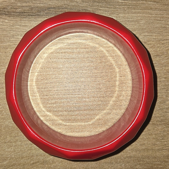 Y2K Red Plastic Hexagonal Design Bracelet - Picture 4 of 6